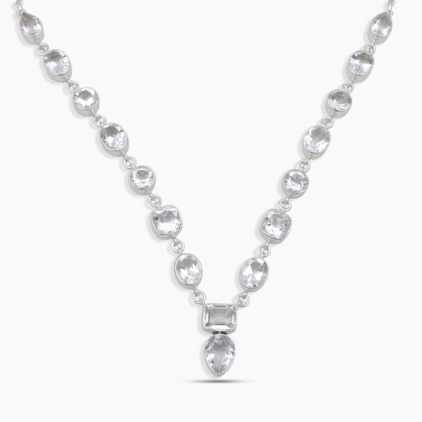 925 Sterling Silver Crystal Necklaces