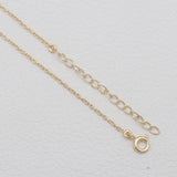Natural White Pearl Gold Vermeil Necklaces
