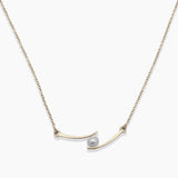 Natural White Pearl Gold Vermeil Necklaces