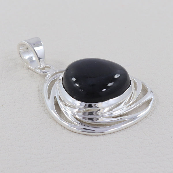 925 Sterling Silver Spectrolite Pendant