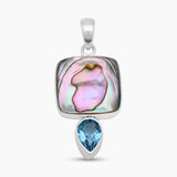 Abalone Shell Silver Pendants