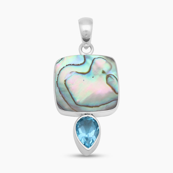 Abalone Shell Silver Pendants