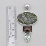 925 Silver Rainforest Jasper Pendants