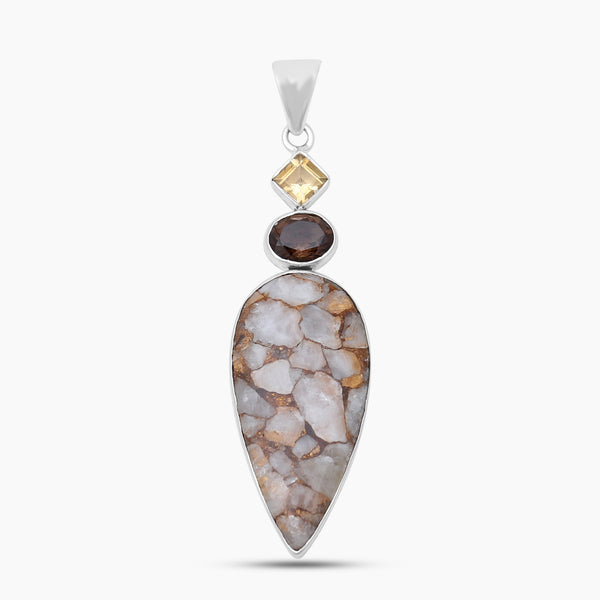 925 Sterling Silver Rainbow Copper Pendants