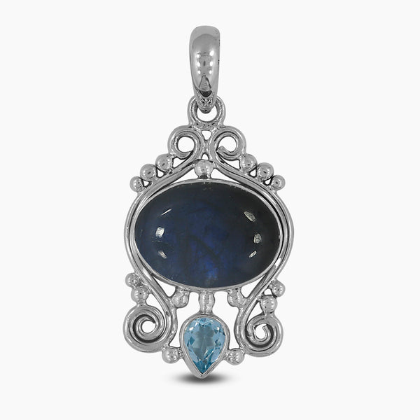 925 Sterling Silver Kyanite Pendants