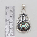 925 Silver Abalone Shell Pendants