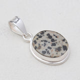 Dalmatian Jasper Silver Pendants