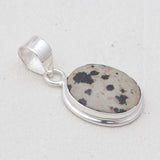 Dalmatian Jasper Silver Pendants