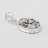Dalmatian Jasper Silver Pendants