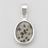 Dalmatian Jasper Silver Pendants