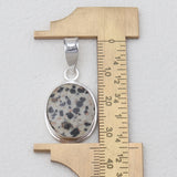 Dalmatian Jasper Silver Pendants