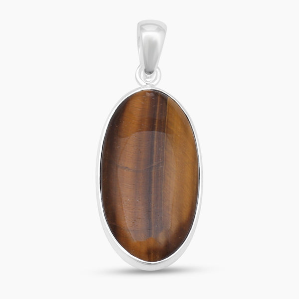 925 Sterling Silver Tiger Eye Pendants