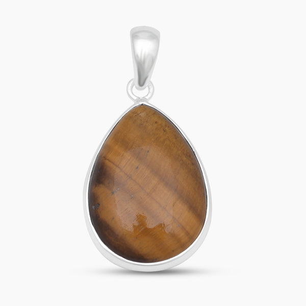925 Sterling Silver Tiger Eye Pendants