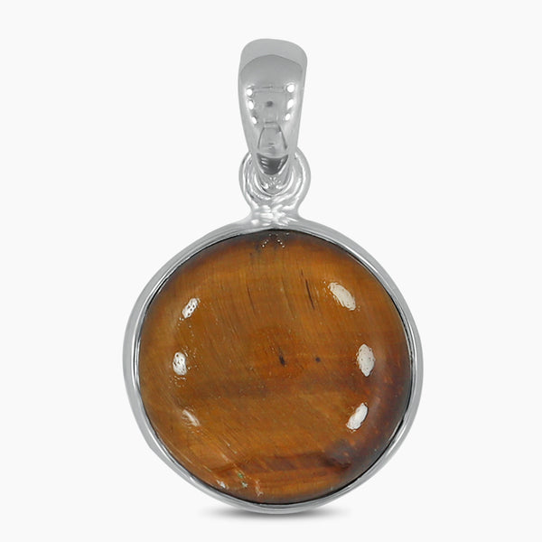 925 Sterling Silver Tiger Eye Pendants