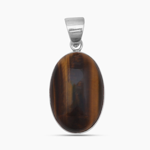 925 Sterling Silver Tiger Eye Pendants