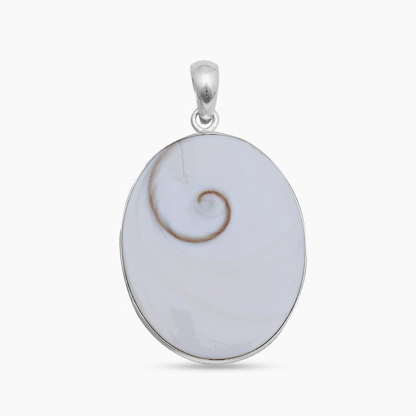 Natural Shiva Eye Silver Pendants