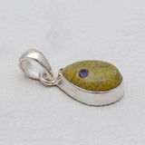 Tasmanian Serpentine Silver Pendants