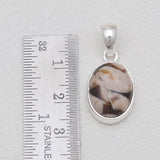 Peanut Wood Jasper Silver Pendants