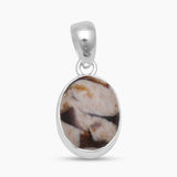 Peanut Wood Jasper Silver Pendants
