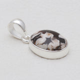 Peanut Wood Jasper Silver Pendants
