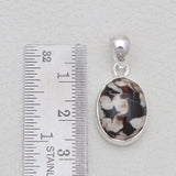Peanut Wood Jasper Silver Pendants