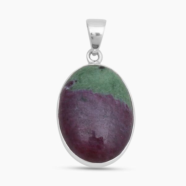 925 Sterling Silver Ruby Zoisite Pendants