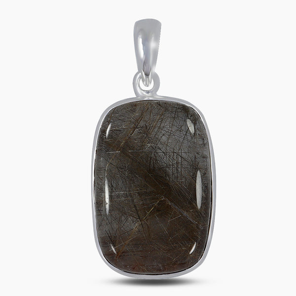 925 Silver Rutilated Quartz Pendants