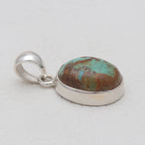Boulder Turquoise Silver Pendants