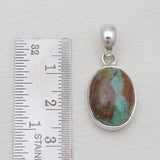 Boulder Turquoise Silver Pendants