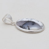 925 Sterling Silver Dendritic Opal Pendants
