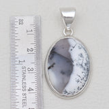 925 Sterling Silver Dendritic Opal Pendants