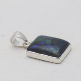 925 Sterling Silver Azurite Malachite Pendants