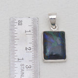 925 Sterling Silver Azurite Malachite Pendants
