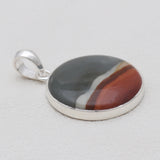 Polychrome Jasper Silver Pendants