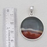 Polychrome Jasper Silver Pendants