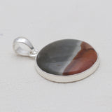 Polychrome Jasper Silver Pendants