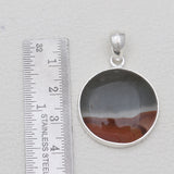 Polychrome Jasper Silver Pendants