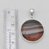 Polychrome Jasper Silver Pendants
