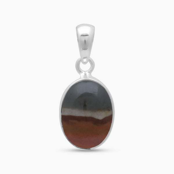 Polychrome Jasper Silver Pendants
