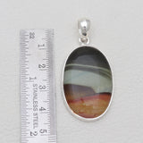 Polychrome Jasper Silver Pendants