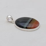 Polychrome Jasper Silver Pendants