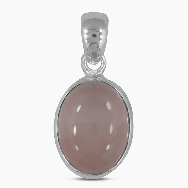 925 Silver Rose Quartz Pendants
