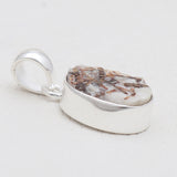 Raw Astrophyllite Silver Pendants