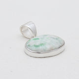 925 Sterling Silver Susorite Quartz Pendants
