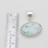 925 Sterling Silver Susorite Quartz Pendants