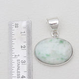 925 Sterling Silver Susorite Quartz Pendants