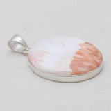 925 Sterling Silver Scolecite Pendants