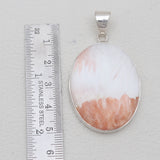 925 Sterling Silver Scolecite Pendants