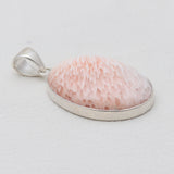 925 Sterling Silver Scolecite Pendants