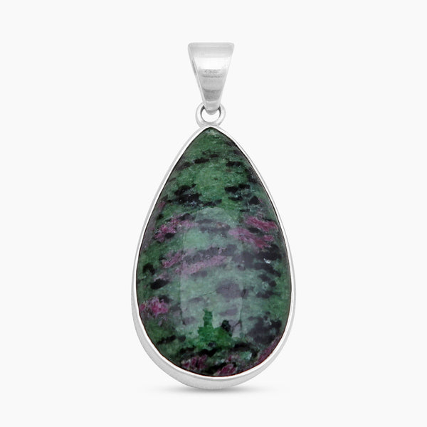 925 Silver Ruby Zoisite Pendants